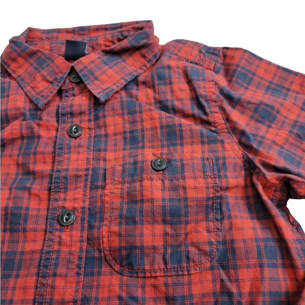 Baby Gap plaid buttondown shirt 2T